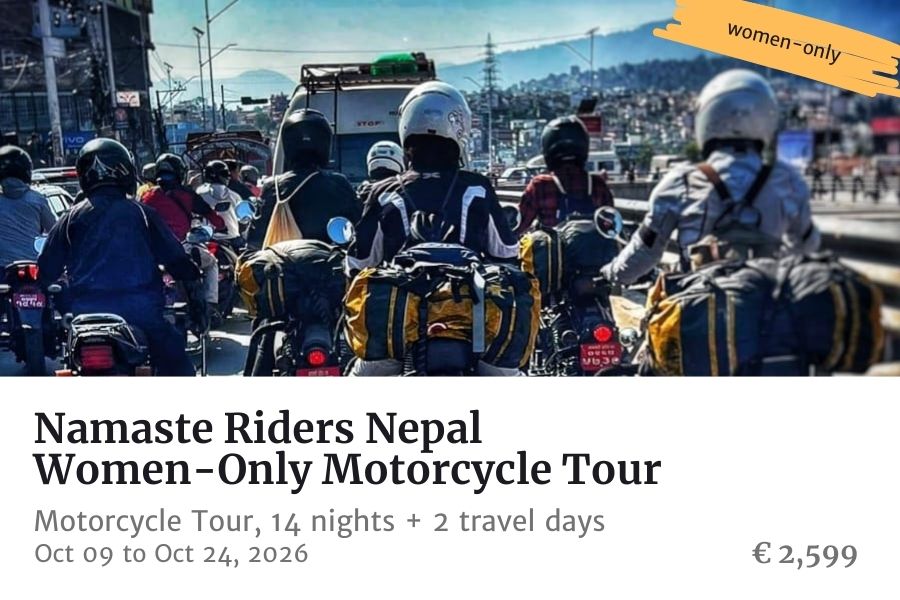 women only motorcycle tour Nepal