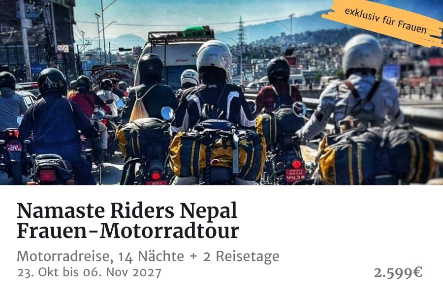 Motorradreise für Frauen