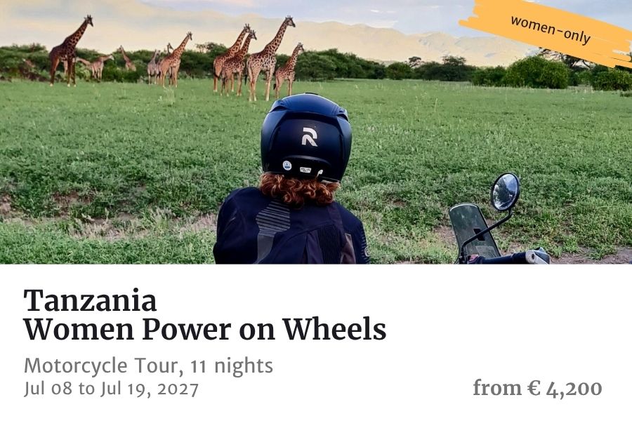 women only motorcycle tour