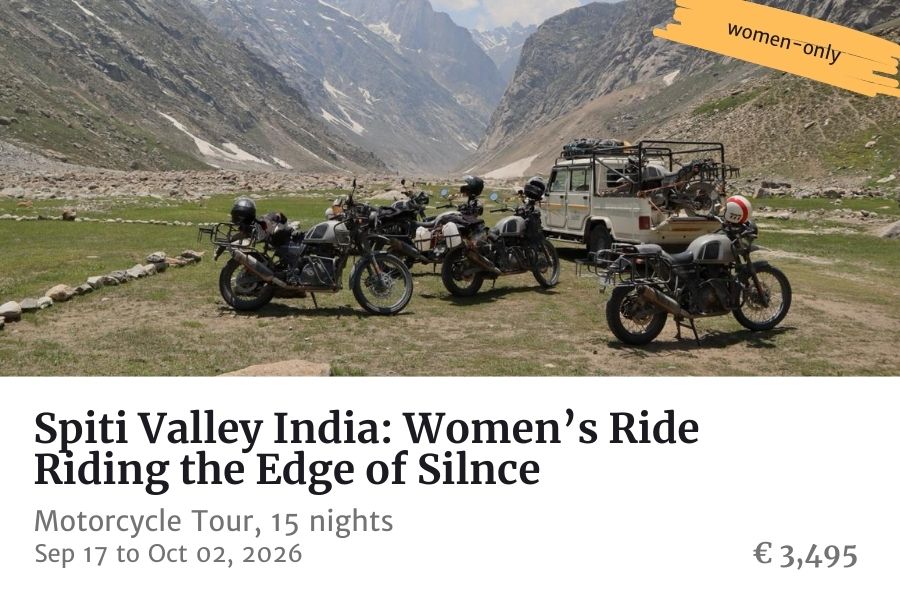 women only motorcycle tour