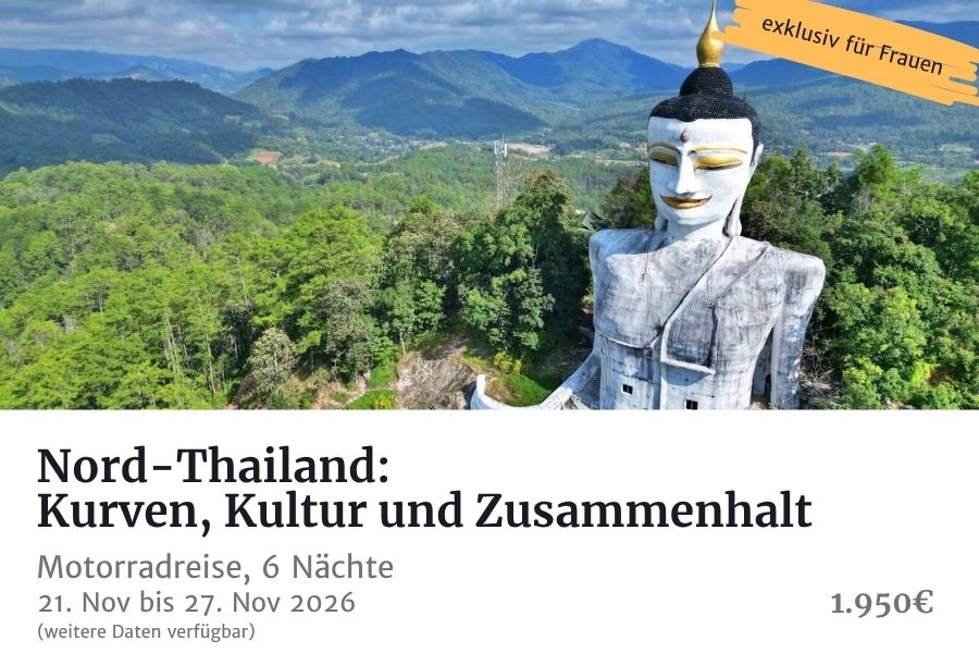 Frauen-Motorradreise Thailand